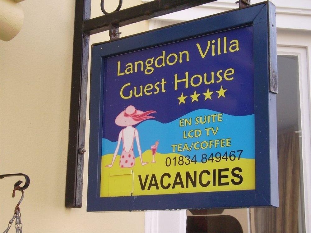 Langdon Villa Guest House Tenby Kültér fotó